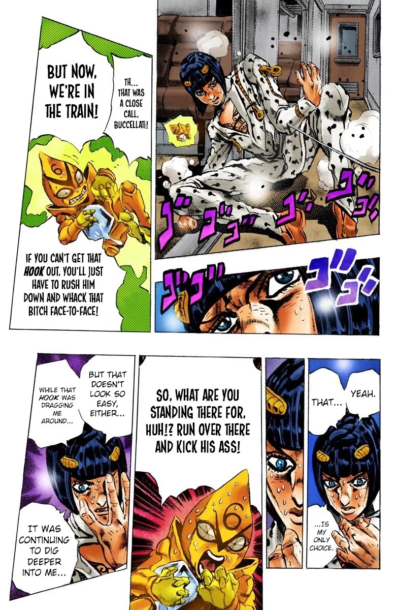 JoJo's Bizarre Adventure Part 5 - Vento Aureo (Official Colored) chapter 57 page 15