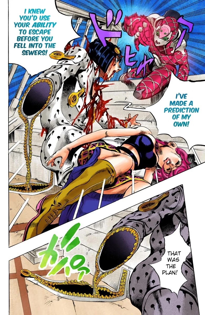 JoJo's Bizarre Adventure Part 5 - Vento Aureo (Official Colored) chapter 82 page 10