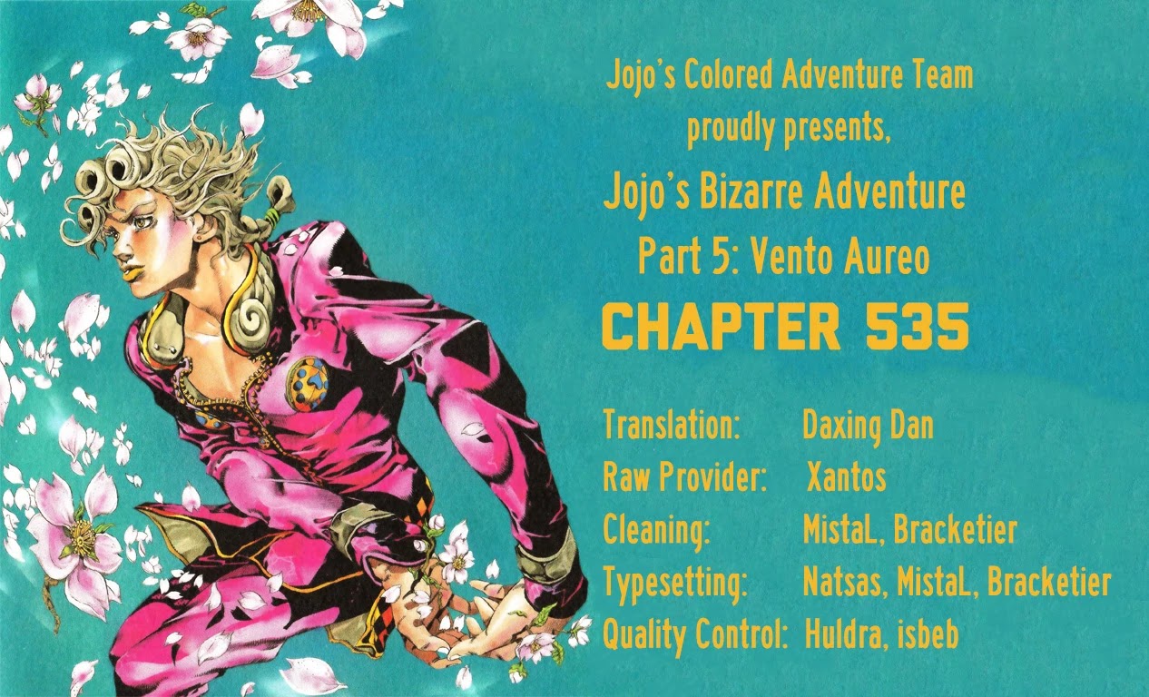 JoJo's Bizarre Adventure Part 5 - Vento Aureo (Official Colored) chapter 96 page 20