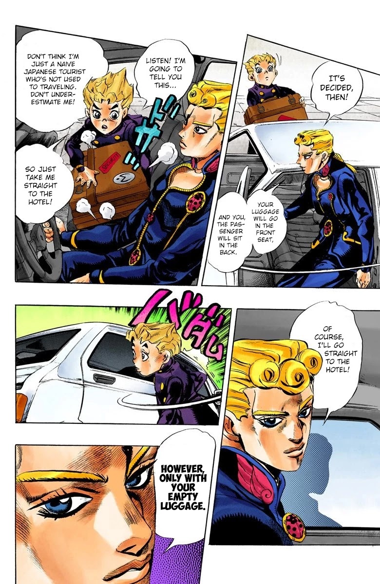 JoJo's Bizarre Adventure Part 5 - Vento Aureo (Official Colored) chapter 1 page 13