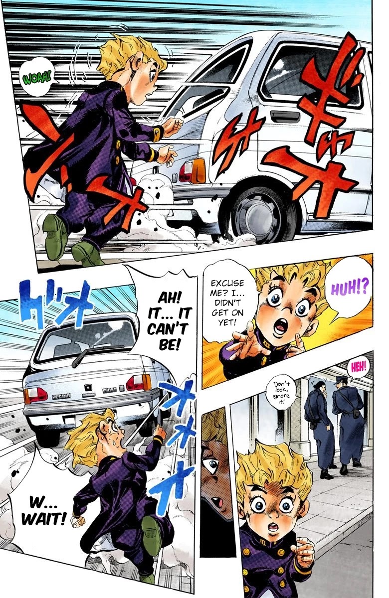 JoJo's Bizarre Adventure Part 5 - Vento Aureo (Official Colored) chapter 1 page 14