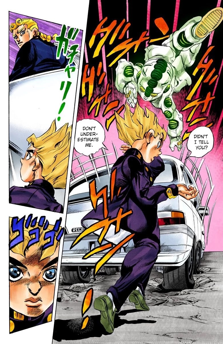 JoJo's Bizarre Adventure Part 5 - Vento Aureo (Official Colored) chapter 1 page 17