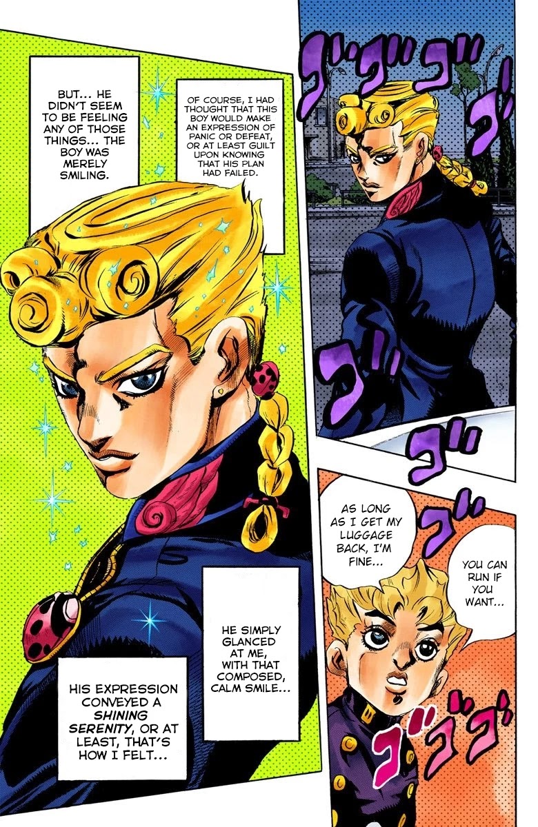 JoJo's Bizarre Adventure Part 5 - Vento Aureo (Official Colored) chapter 1 page 18
