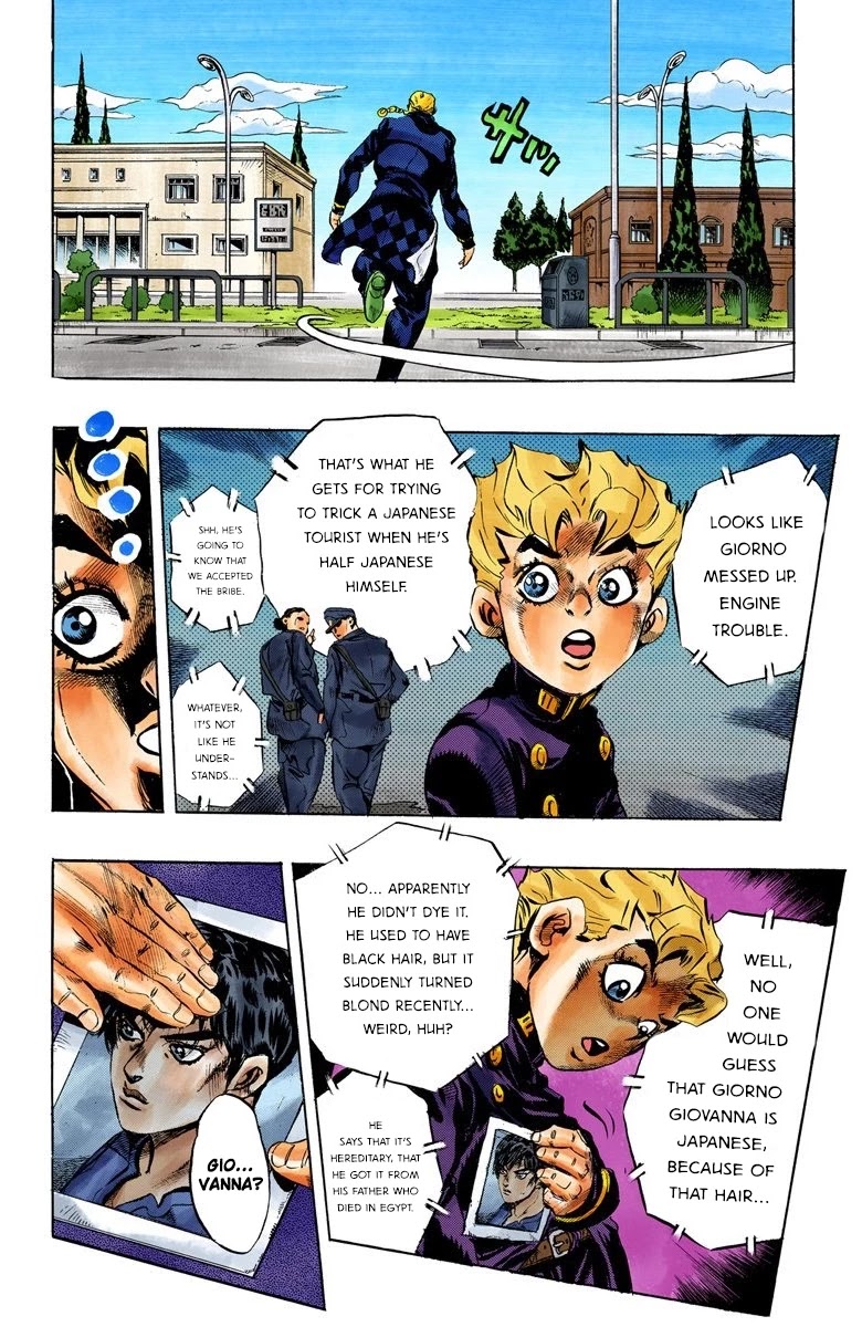 JoJo's Bizarre Adventure Part 5 - Vento Aureo (Official Colored) chapter 1 page 19