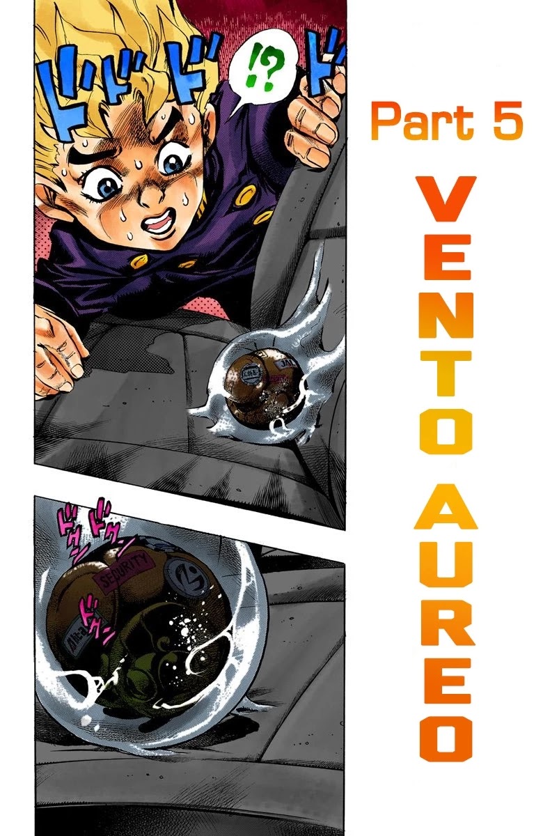 JoJo's Bizarre Adventure Part 5 - Vento Aureo (Official Colored) chapter 1 page 21