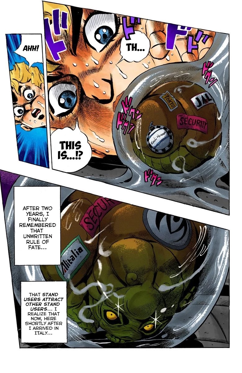 JoJo's Bizarre Adventure Part 5 - Vento Aureo (Official Colored) chapter 1 page 22