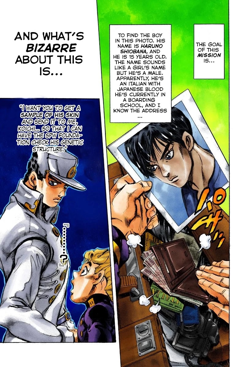 JoJo's Bizarre Adventure Part 5 - Vento Aureo (Official Colored) chapter 1 page 6