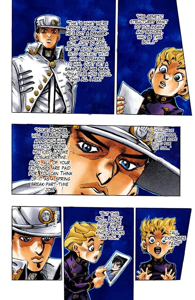 JoJo's Bizarre Adventure Part 5 - Vento Aureo (Official Colored) chapter 1 page 7