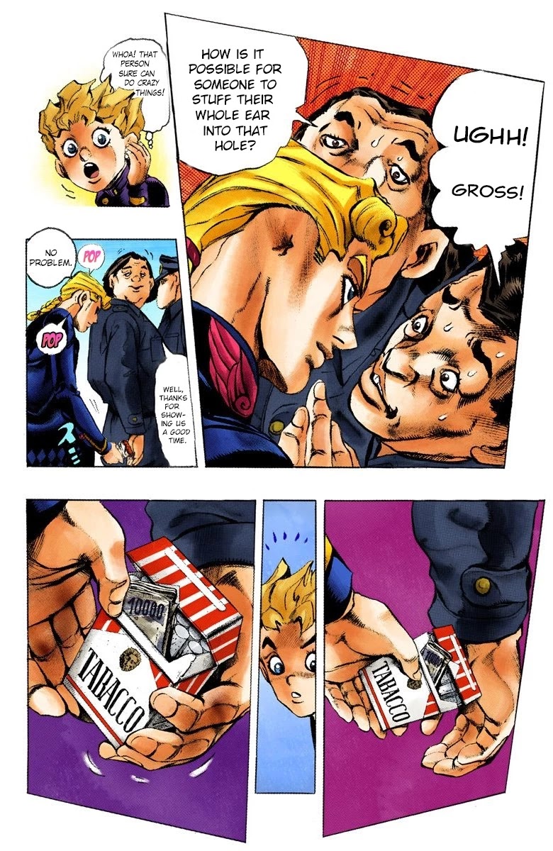 JoJo's Bizarre Adventure Part 5 - Vento Aureo (Official Colored) chapter 1 page 9