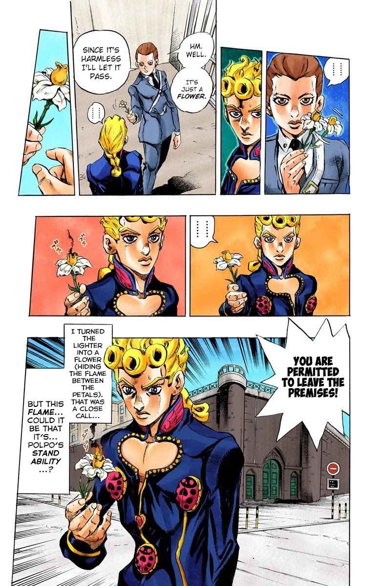 JoJo's Bizarre Adventure Part 5 - Vento Aureo (Official Colored) chapter 10 page 20