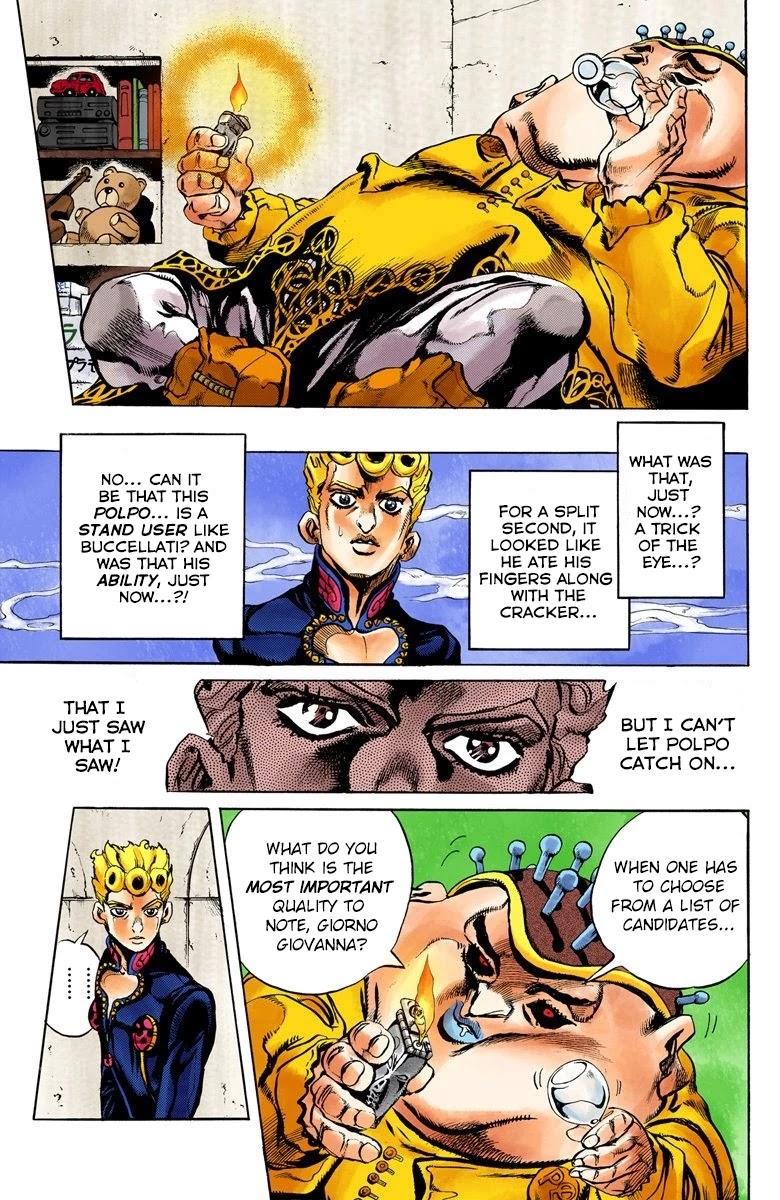 JoJo's Bizarre Adventure Part 5 - Vento Aureo (Official Colored) chapter 10 page 4