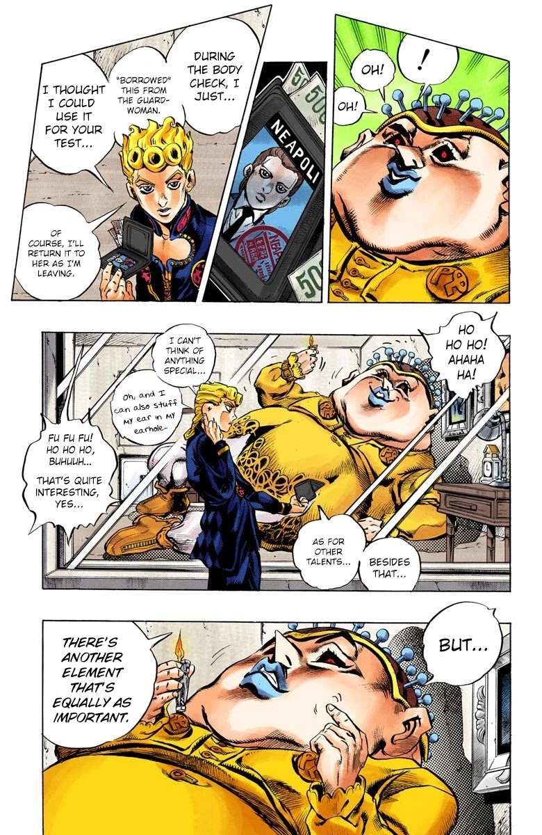 JoJo's Bizarre Adventure Part 5 - Vento Aureo (Official Colored) chapter 10 page 6