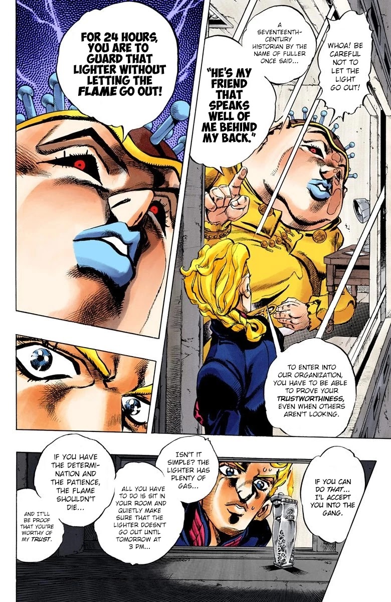 JoJo's Bizarre Adventure Part 5 - Vento Aureo (Official Colored) chapter 10 page 9