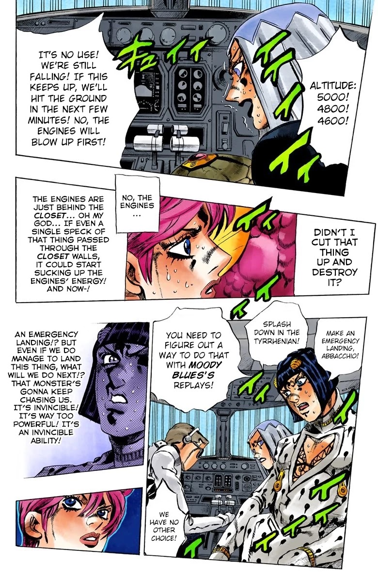 JoJo's Bizarre Adventure Part 5 - Vento Aureo (Official Colored) chapter 100 page 10