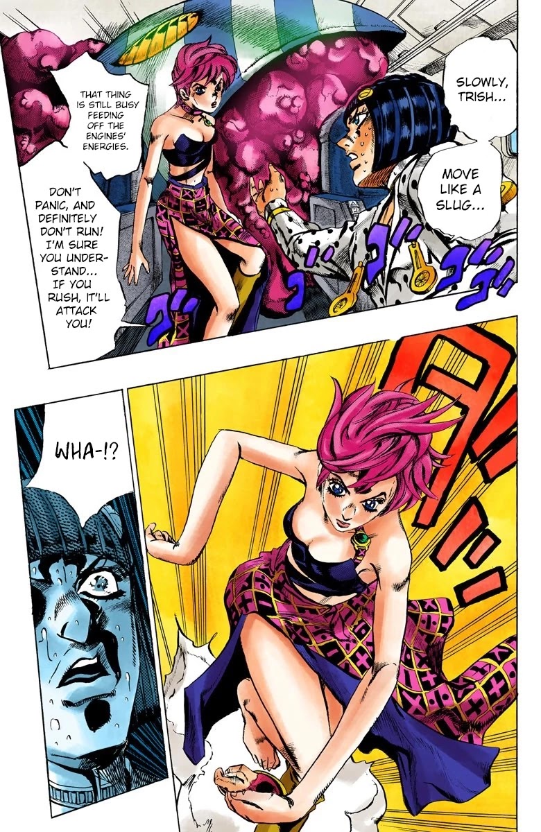 JoJo's Bizarre Adventure Part 5 - Vento Aureo (Official Colored) chapter 100 page 11
