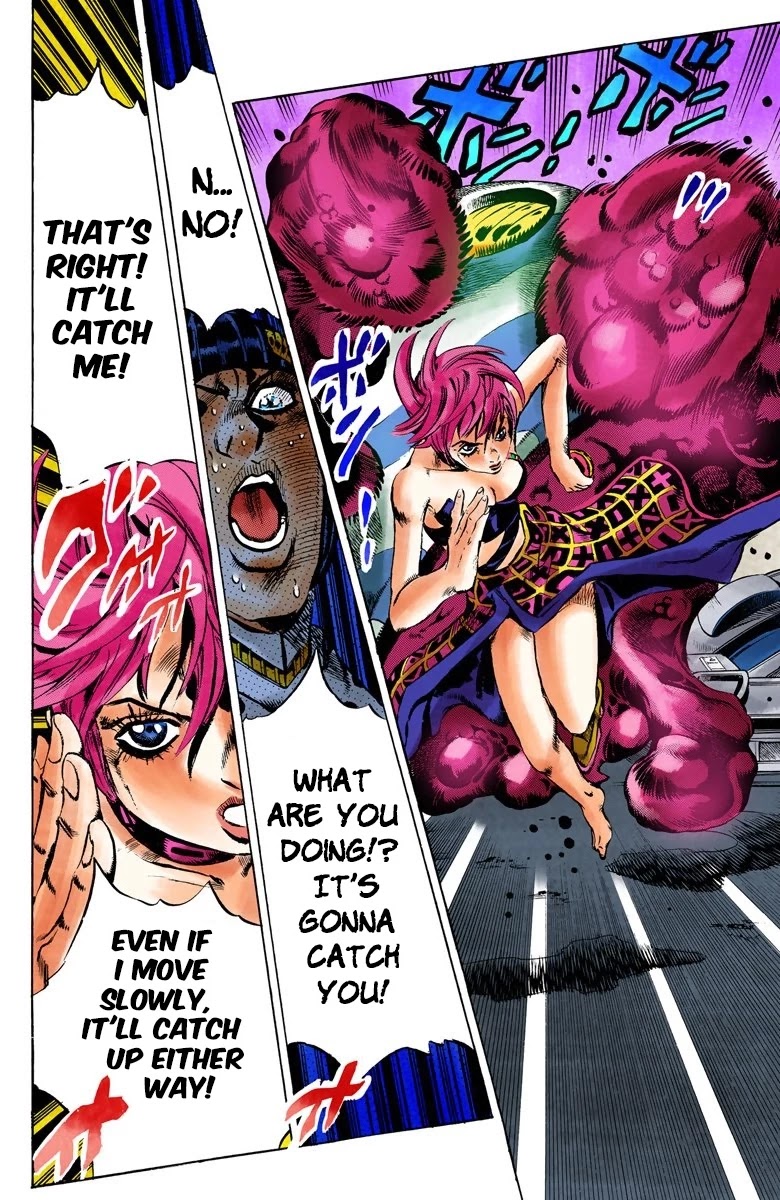JoJo's Bizarre Adventure Part 5 - Vento Aureo (Official Colored) chapter 100 page 12