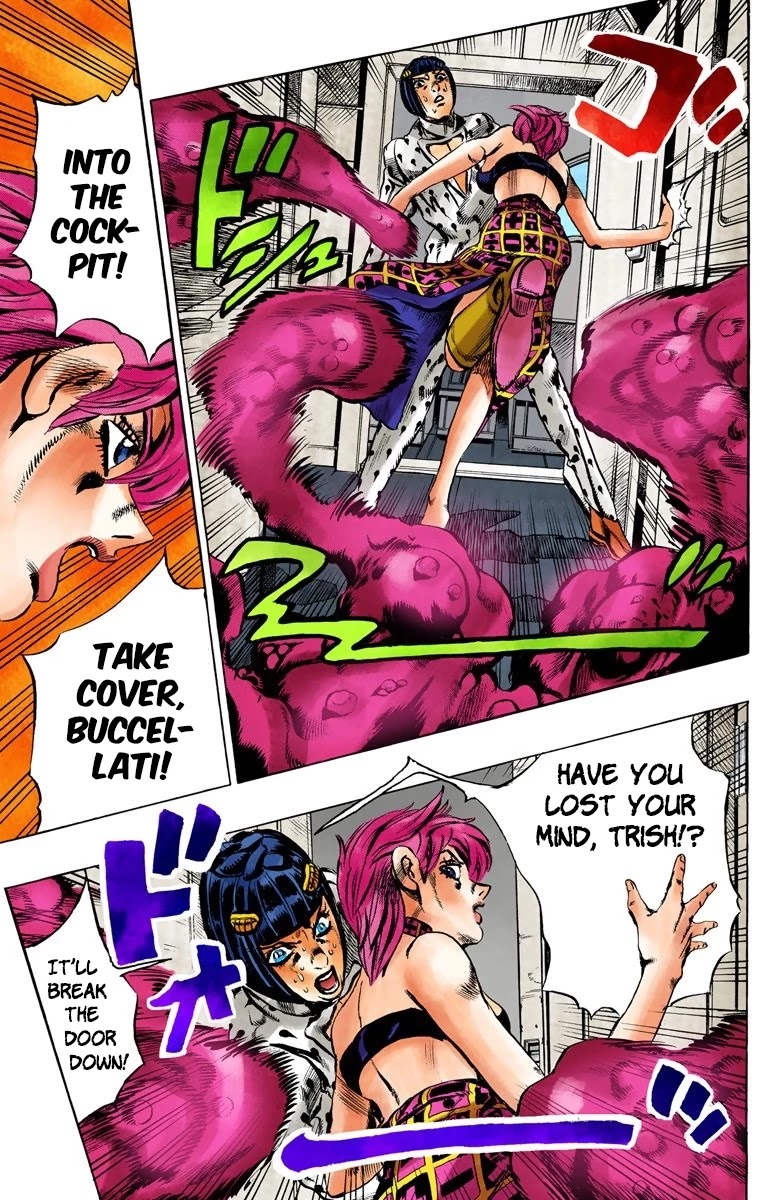JoJo's Bizarre Adventure Part 5 - Vento Aureo (Official Colored) chapter 100 page 13