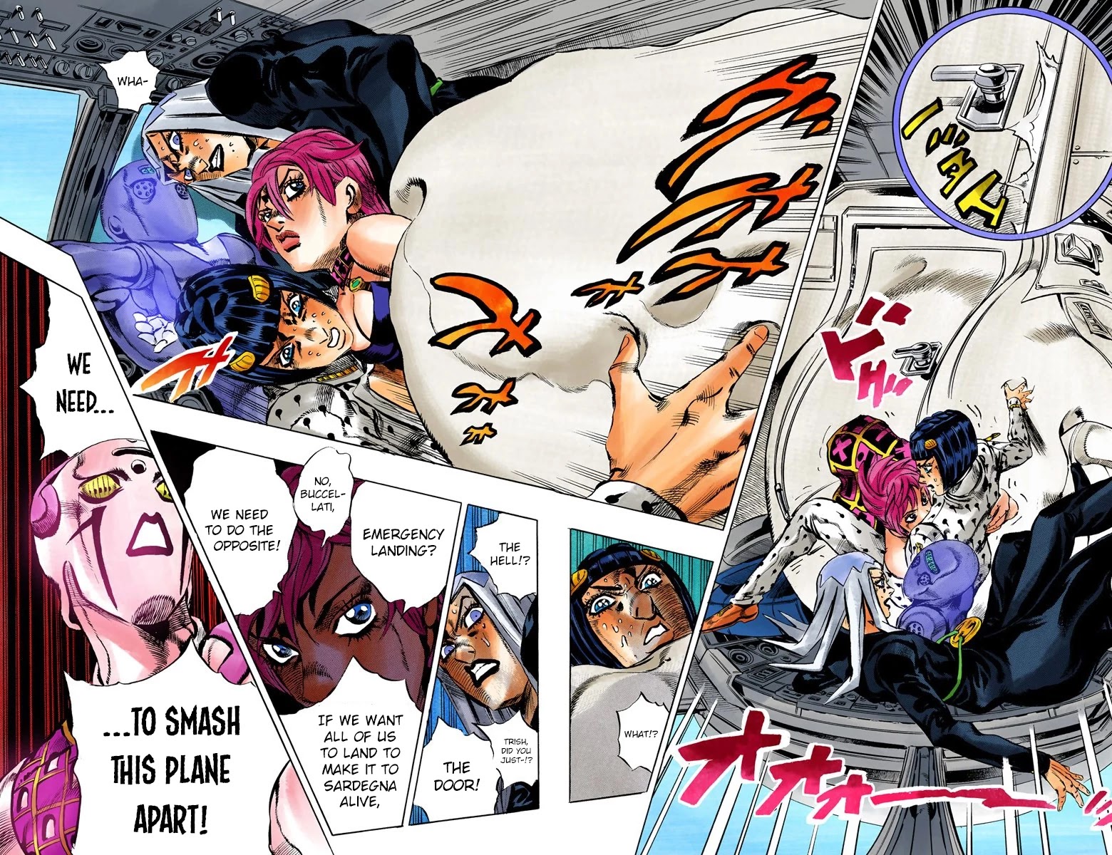 JoJo's Bizarre Adventure Part 5 - Vento Aureo (Official Colored) chapter 100 page 14