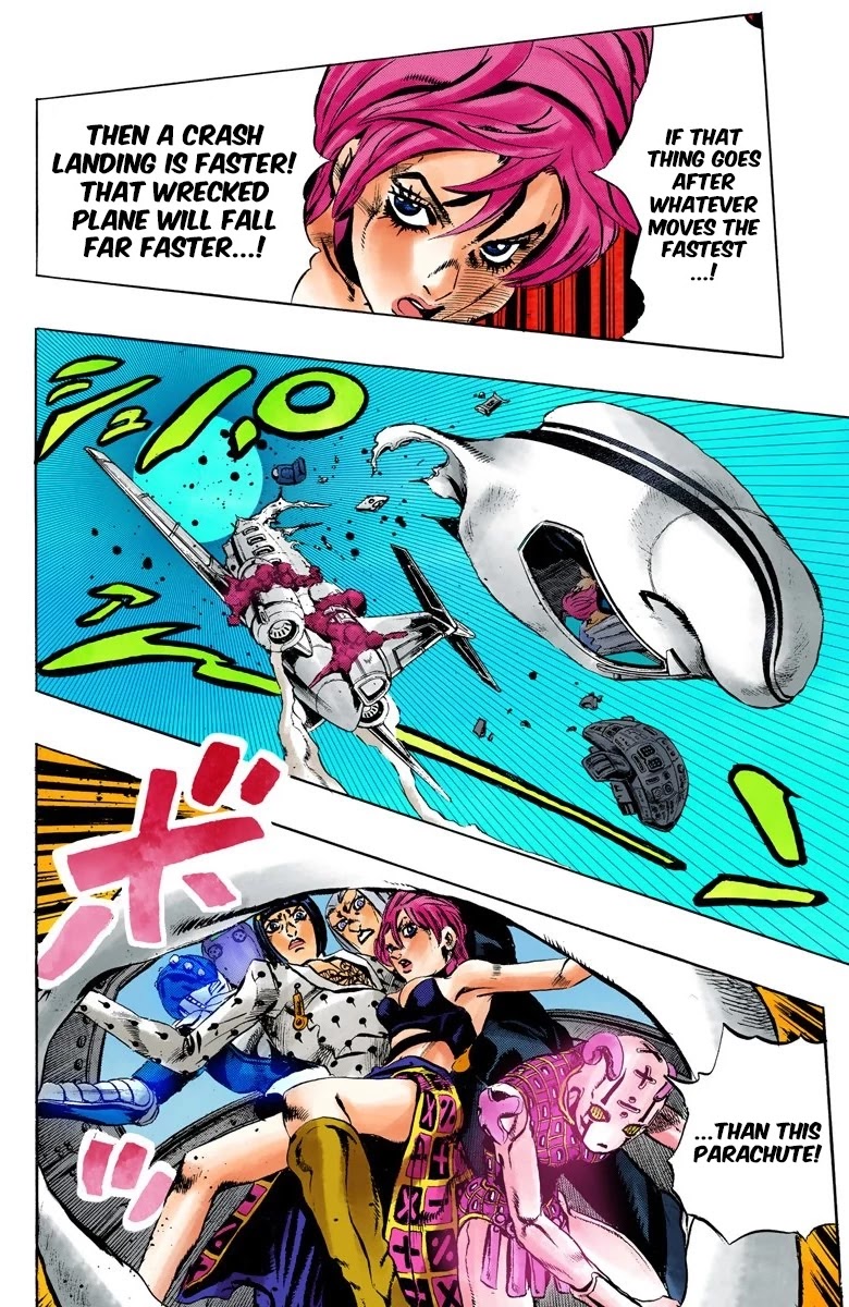 JoJo's Bizarre Adventure Part 5 - Vento Aureo (Official Colored) chapter 100 page 16