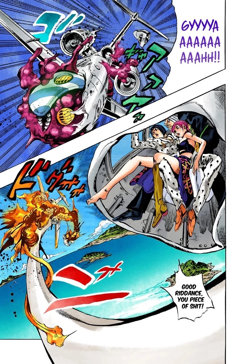 JoJo's Bizarre Adventure Part 5 - Vento Aureo (Official Colored) chapter 100 page 17