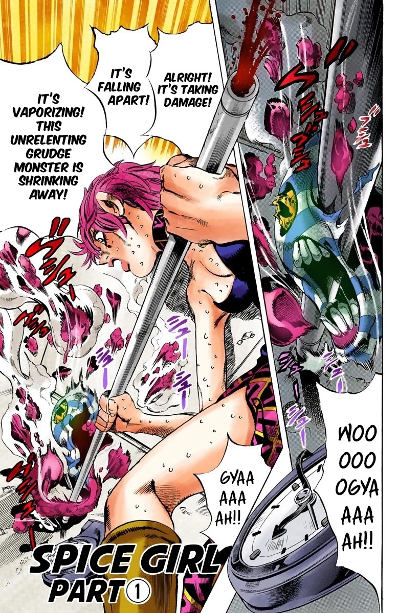 JoJo's Bizarre Adventure Part 5 - Vento Aureo (Official Colored) chapter 100 page 2