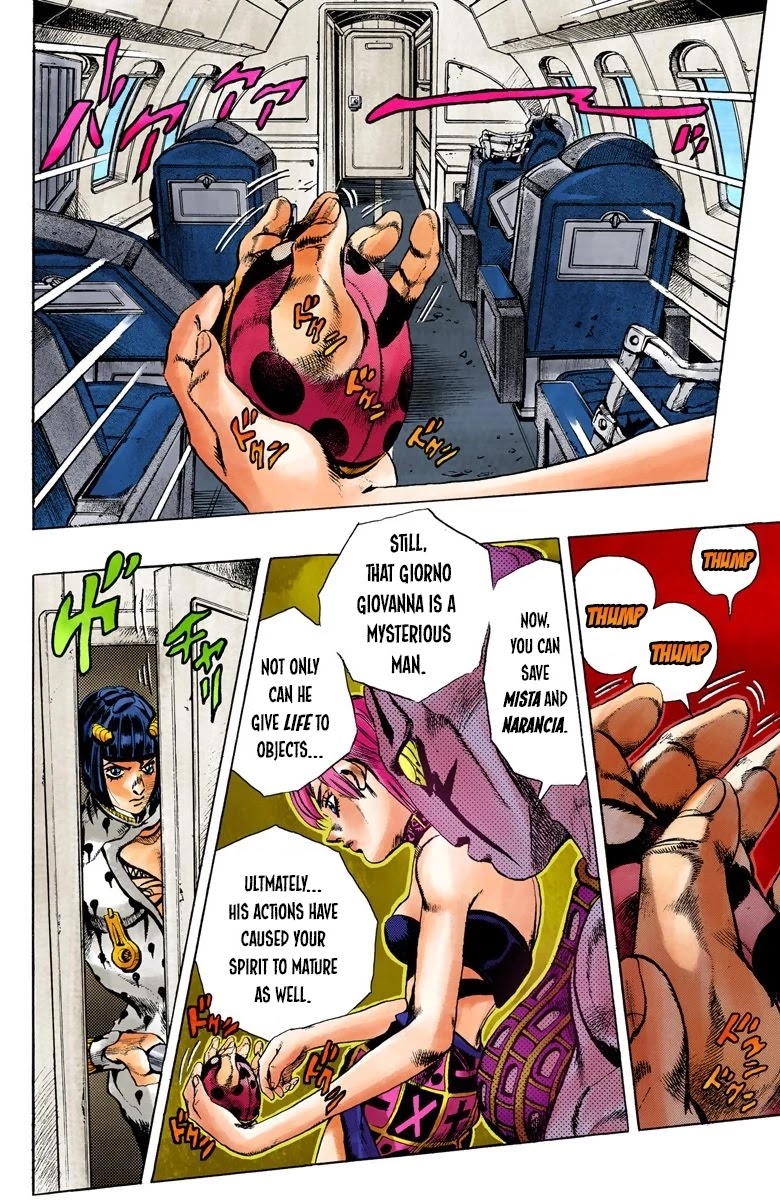 JoJo's Bizarre Adventure Part 5 - Vento Aureo (Official Colored) chapter 100 page 5