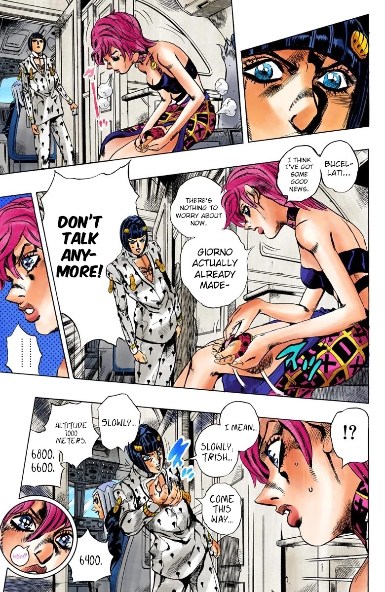 JoJo's Bizarre Adventure Part 5 - Vento Aureo (Official Colored) chapter 100 page 6