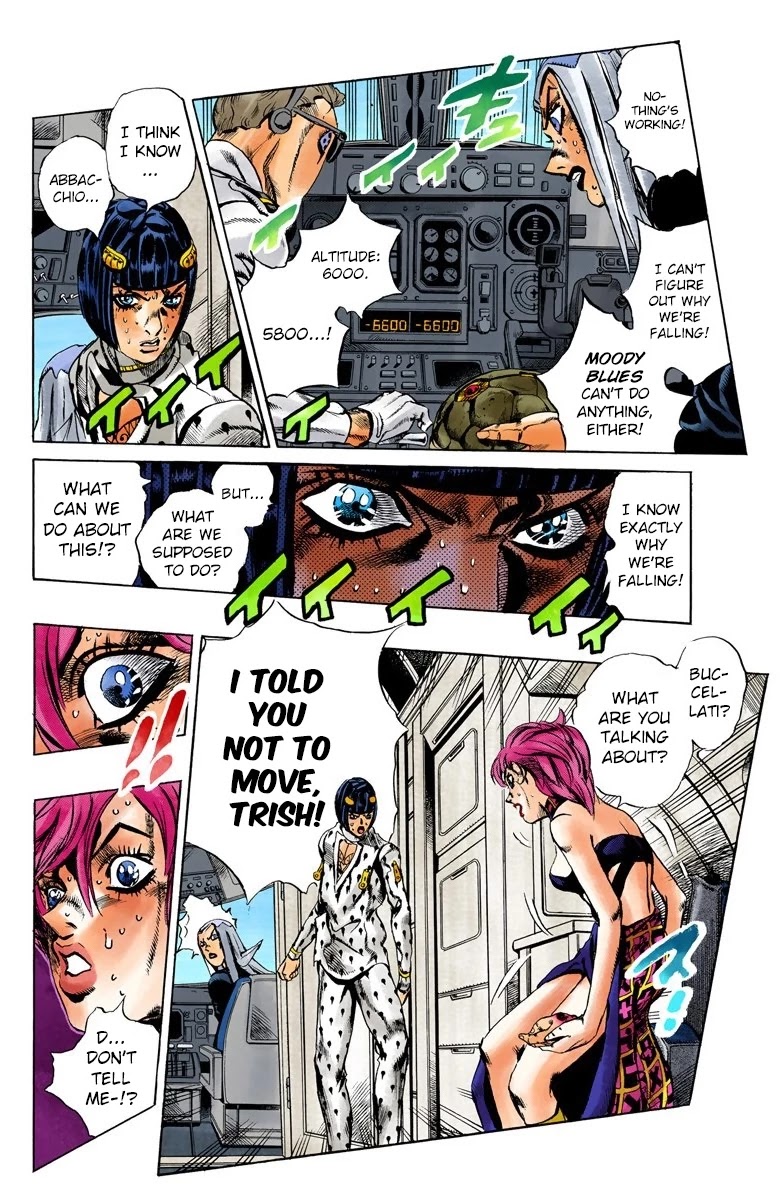 JoJo's Bizarre Adventure Part 5 - Vento Aureo (Official Colored) chapter 100 page 7