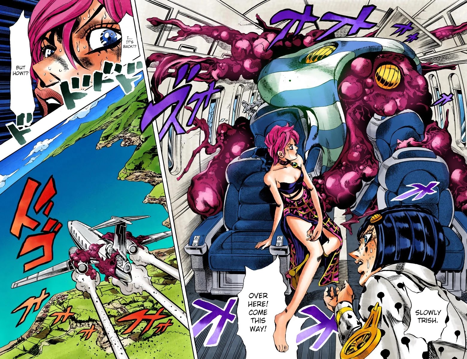 JoJo's Bizarre Adventure Part 5 - Vento Aureo (Official Colored) chapter 100 page 9