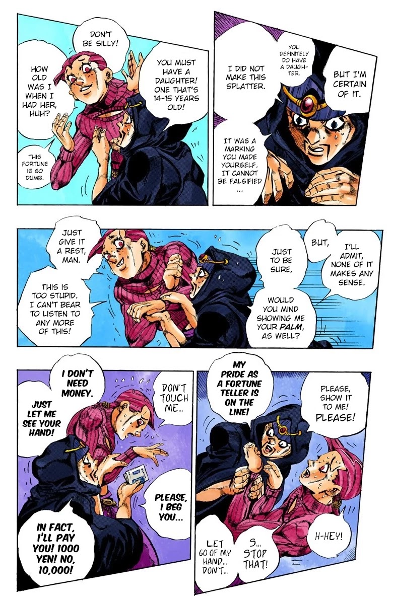JoJo's Bizarre Adventure Part 5 - Vento Aureo (Official Colored) chapter 102 page 11