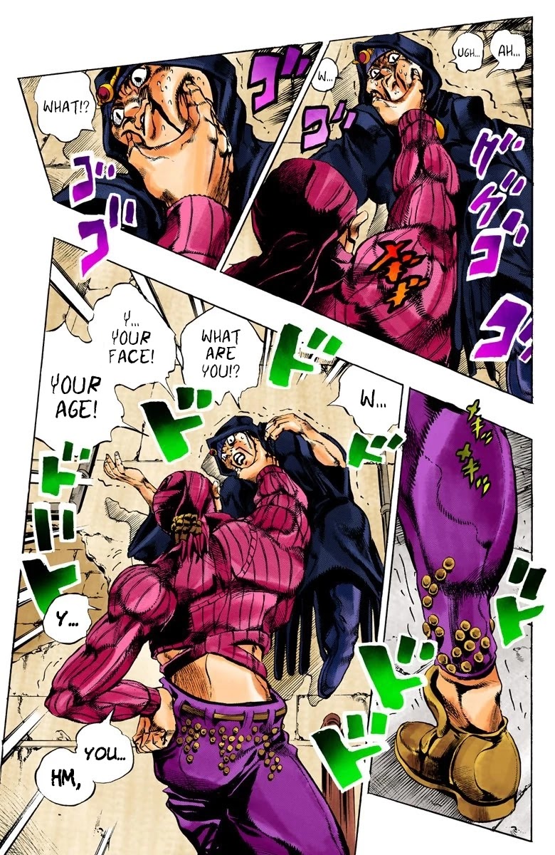 JoJo's Bizarre Adventure Part 5 - Vento Aureo (Official Colored) chapter 102 page 14