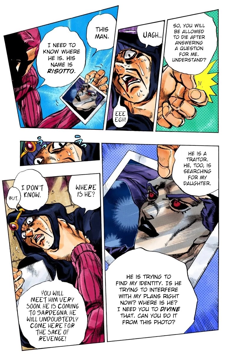 JoJo's Bizarre Adventure Part 5 - Vento Aureo (Official Colored) chapter 102 page 16