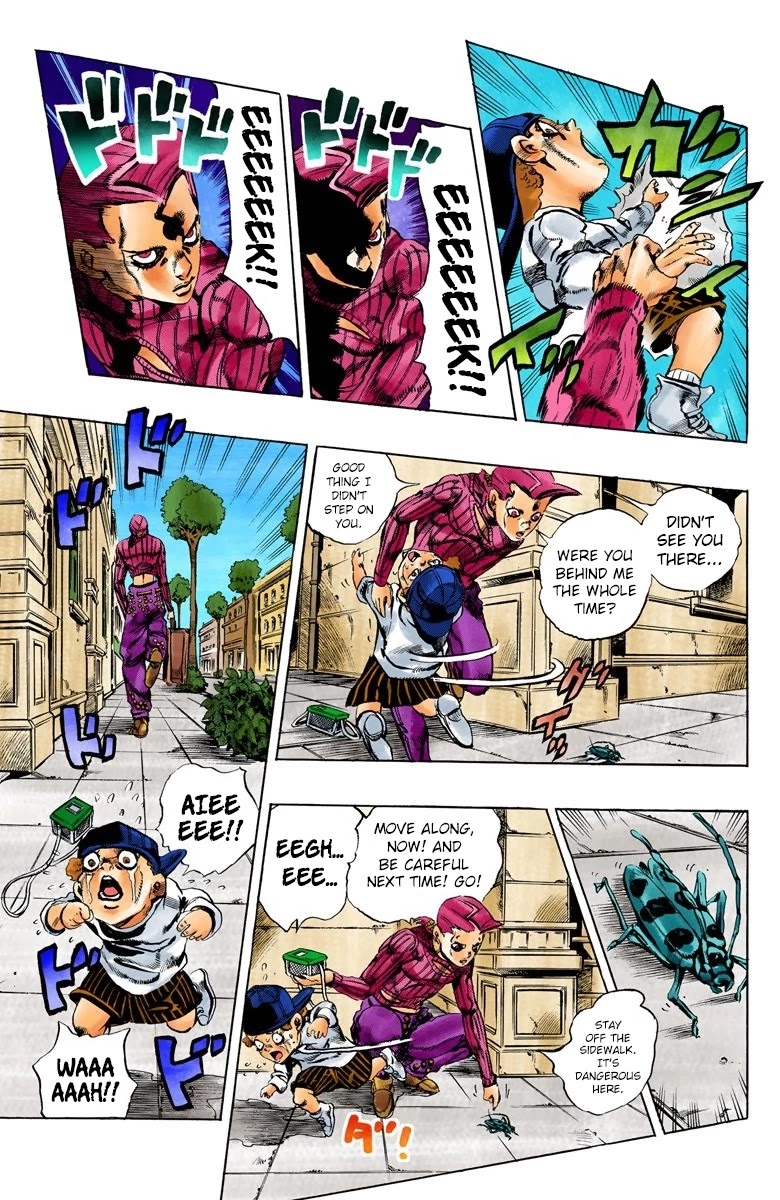 JoJo's Bizarre Adventure Part 5 - Vento Aureo (Official Colored) chapter 102 page 20