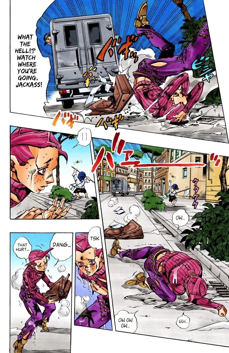JoJo's Bizarre Adventure Part 5 - Vento Aureo (Official Colored) chapter 102 page 5