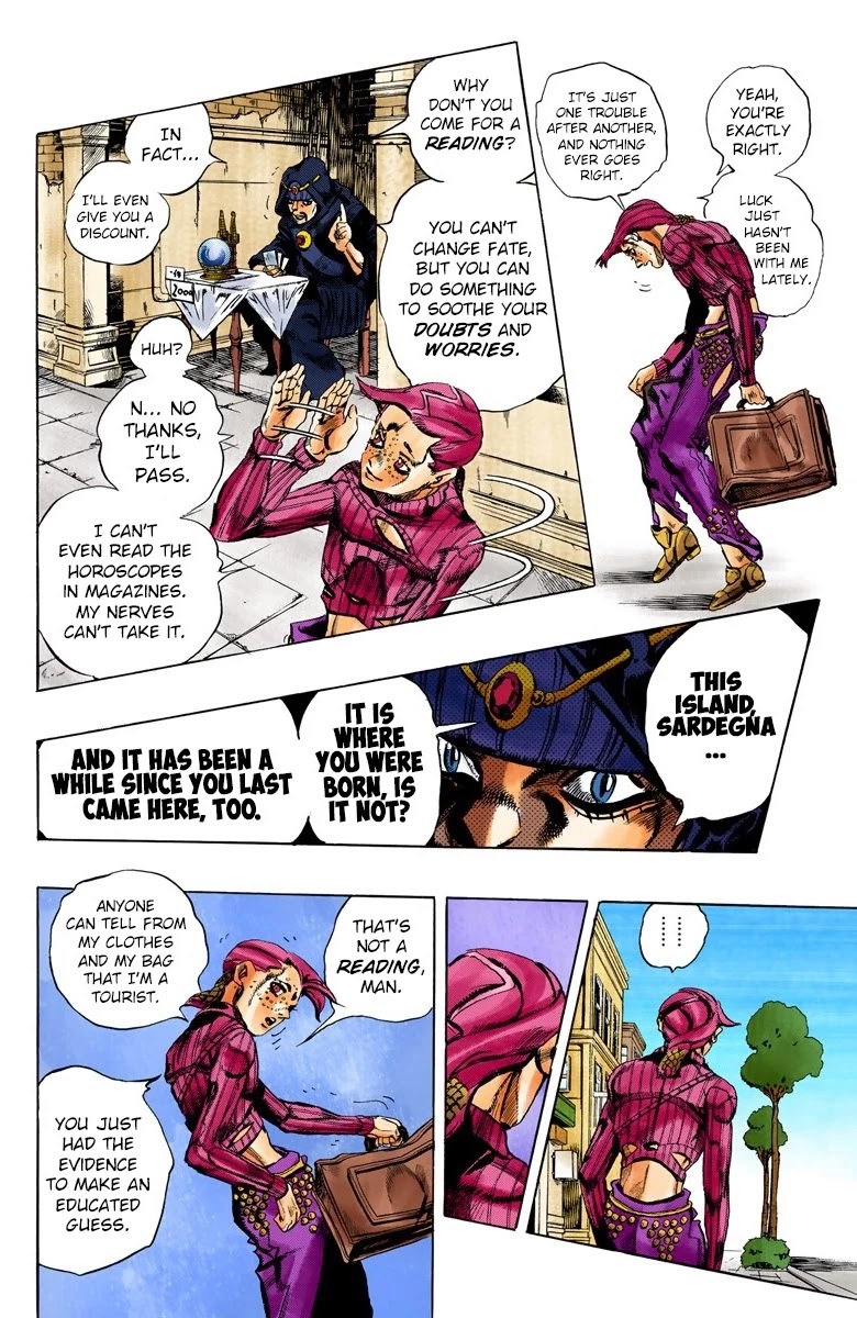 JoJo's Bizarre Adventure Part 5 - Vento Aureo (Official Colored) chapter 102 page 7