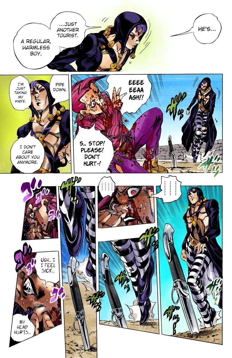 JoJo's Bizarre Adventure Part 5 - Vento Aureo (Official Colored) chapter 104 page 10