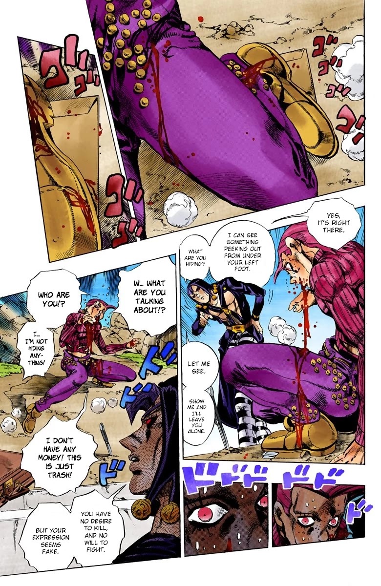 JoJo's Bizarre Adventure Part 5 - Vento Aureo (Official Colored) chapter 104 page 12