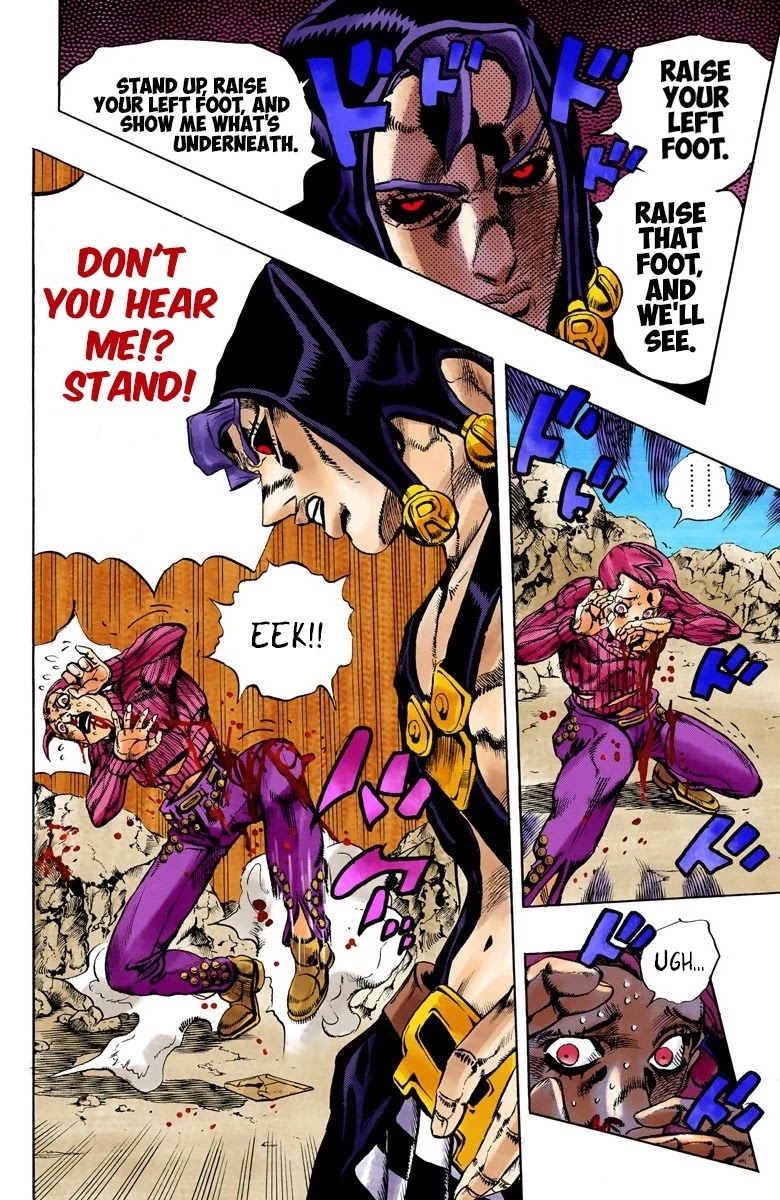 JoJo's Bizarre Adventure Part 5 - Vento Aureo (Official Colored) chapter 104 page 13