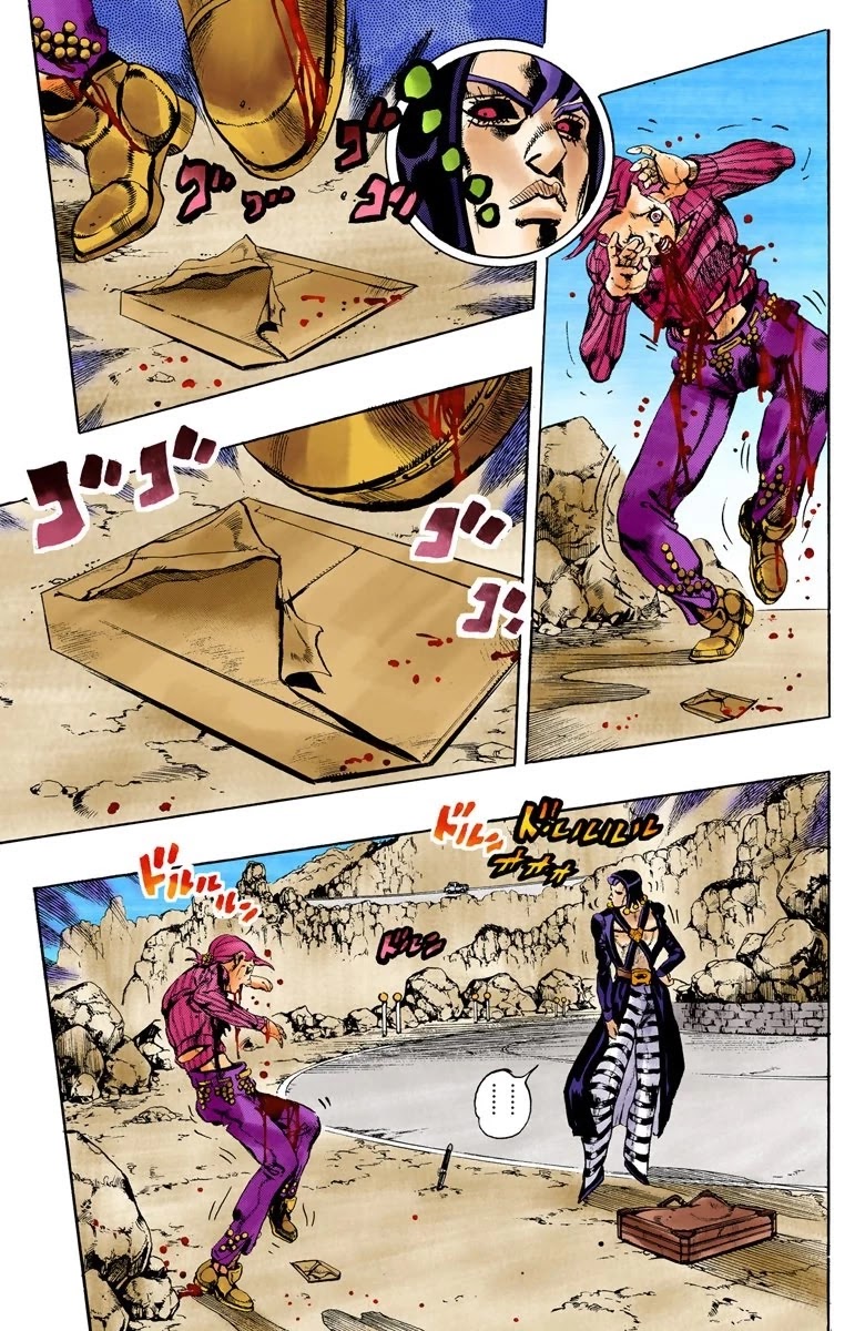JoJo's Bizarre Adventure Part 5 - Vento Aureo (Official Colored) chapter 104 page 14