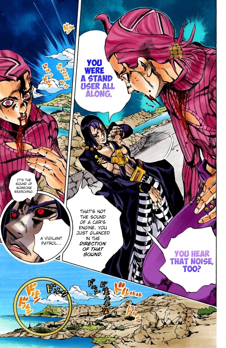 JoJo's Bizarre Adventure Part 5 - Vento Aureo (Official Colored) chapter 104 page 16