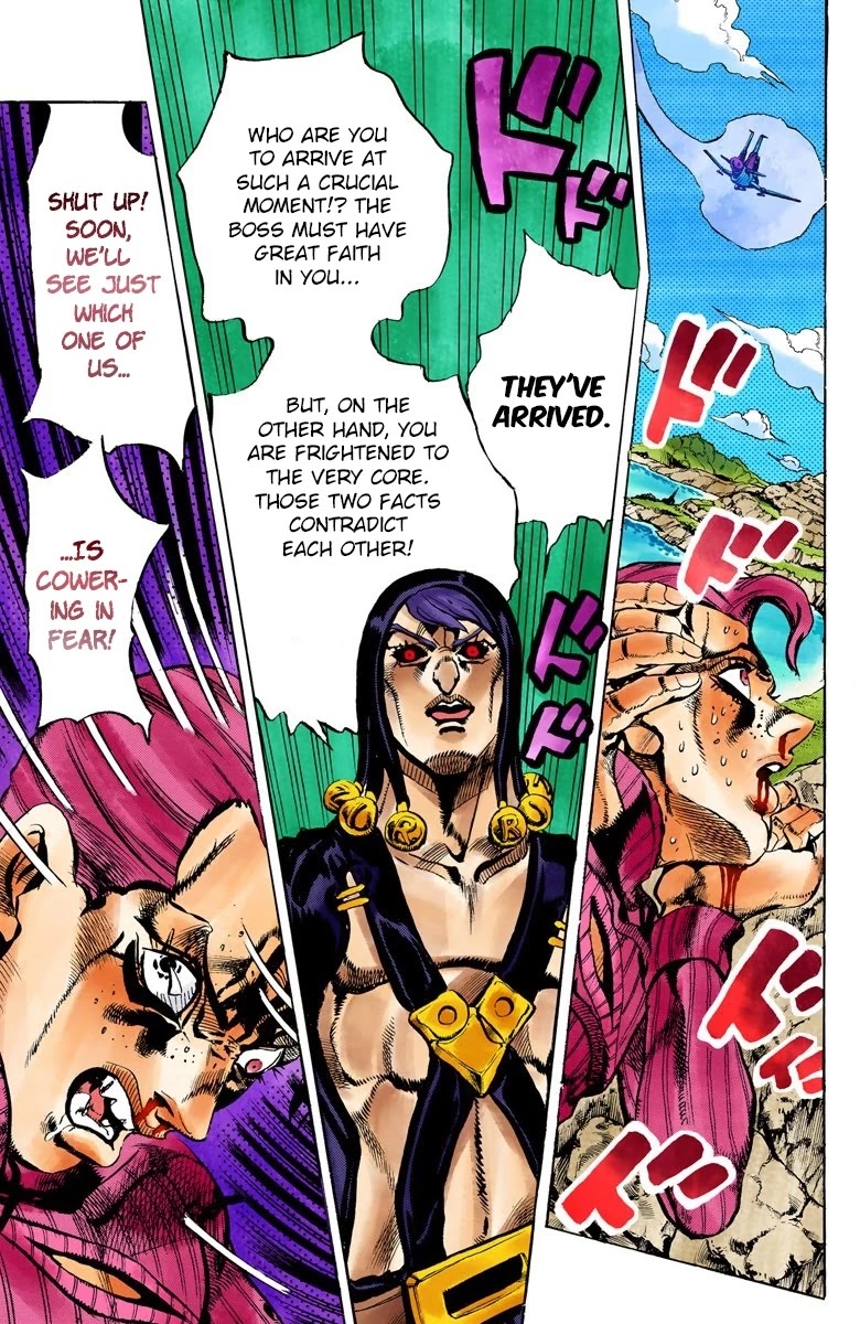 JoJo's Bizarre Adventure Part 5 - Vento Aureo (Official Colored) chapter 104 page 18