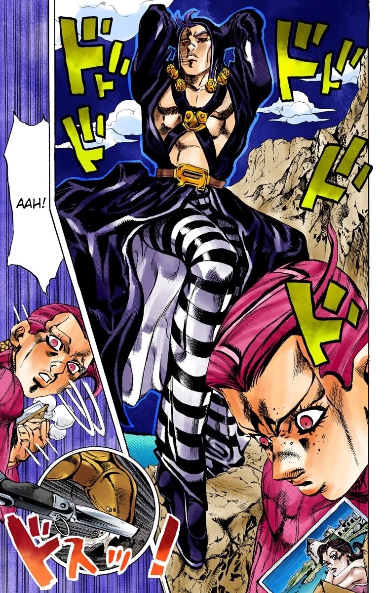 JoJo's Bizarre Adventure Part 5 - Vento Aureo (Official Colored) chapter 104 page 6