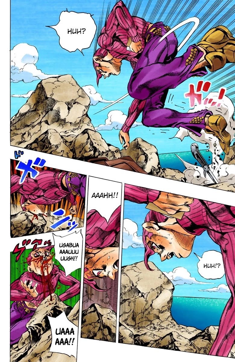 JoJo's Bizarre Adventure Part 5 - Vento Aureo (Official Colored) chapter 104 page 7