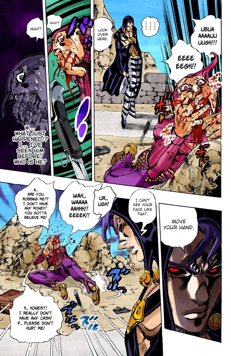 JoJo's Bizarre Adventure Part 5 - Vento Aureo (Official Colored) chapter 104 page 8