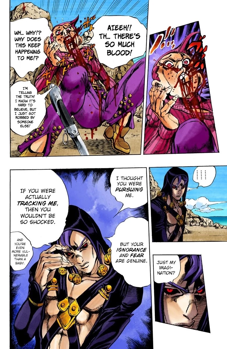 JoJo's Bizarre Adventure Part 5 - Vento Aureo (Official Colored) chapter 104 page 9