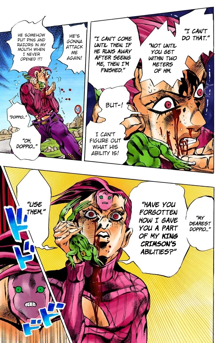 JoJo's Bizarre Adventure Part 5 - Vento Aureo (Official Colored) chapter 105 page 11