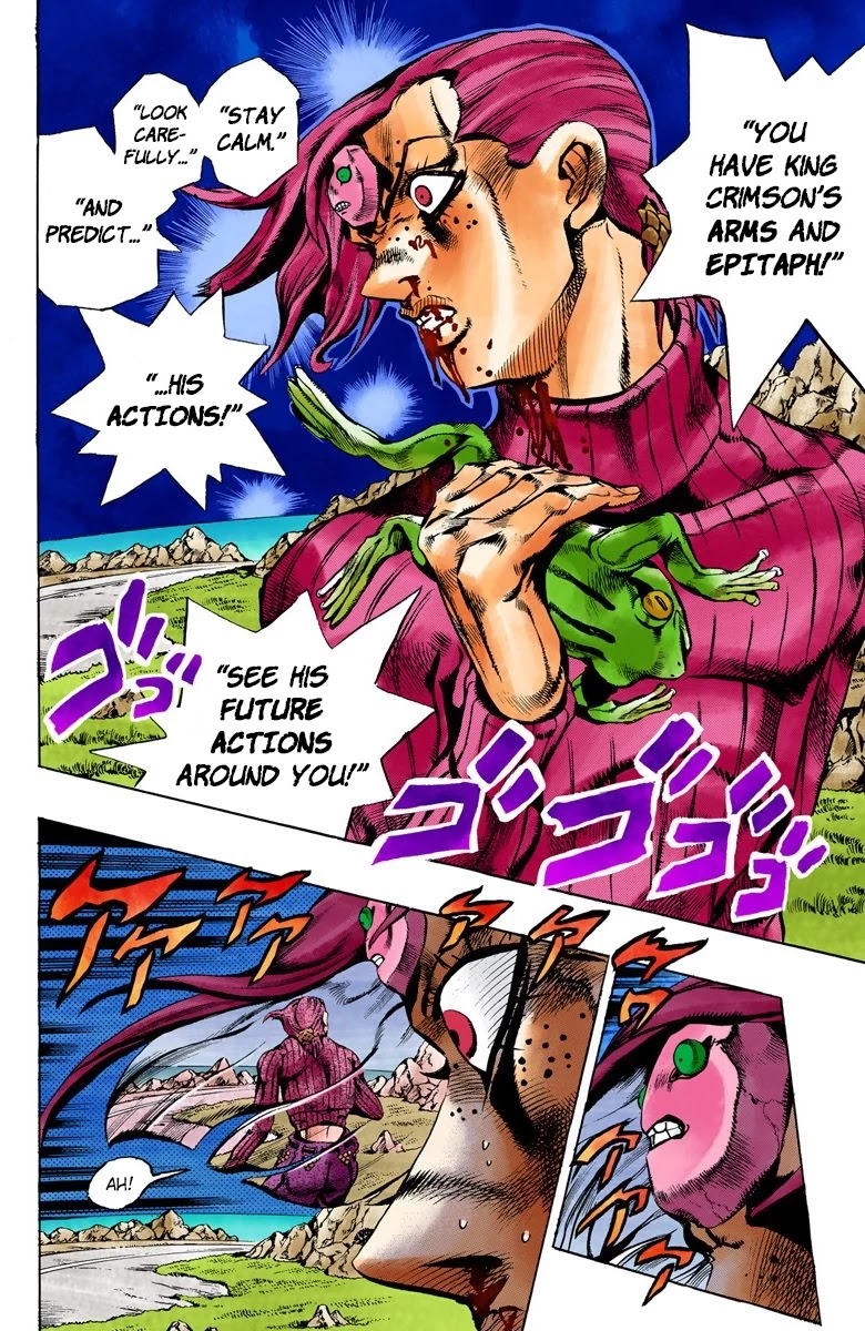 JoJo's Bizarre Adventure Part 5 - Vento Aureo (Official Colored) chapter 105 page 12