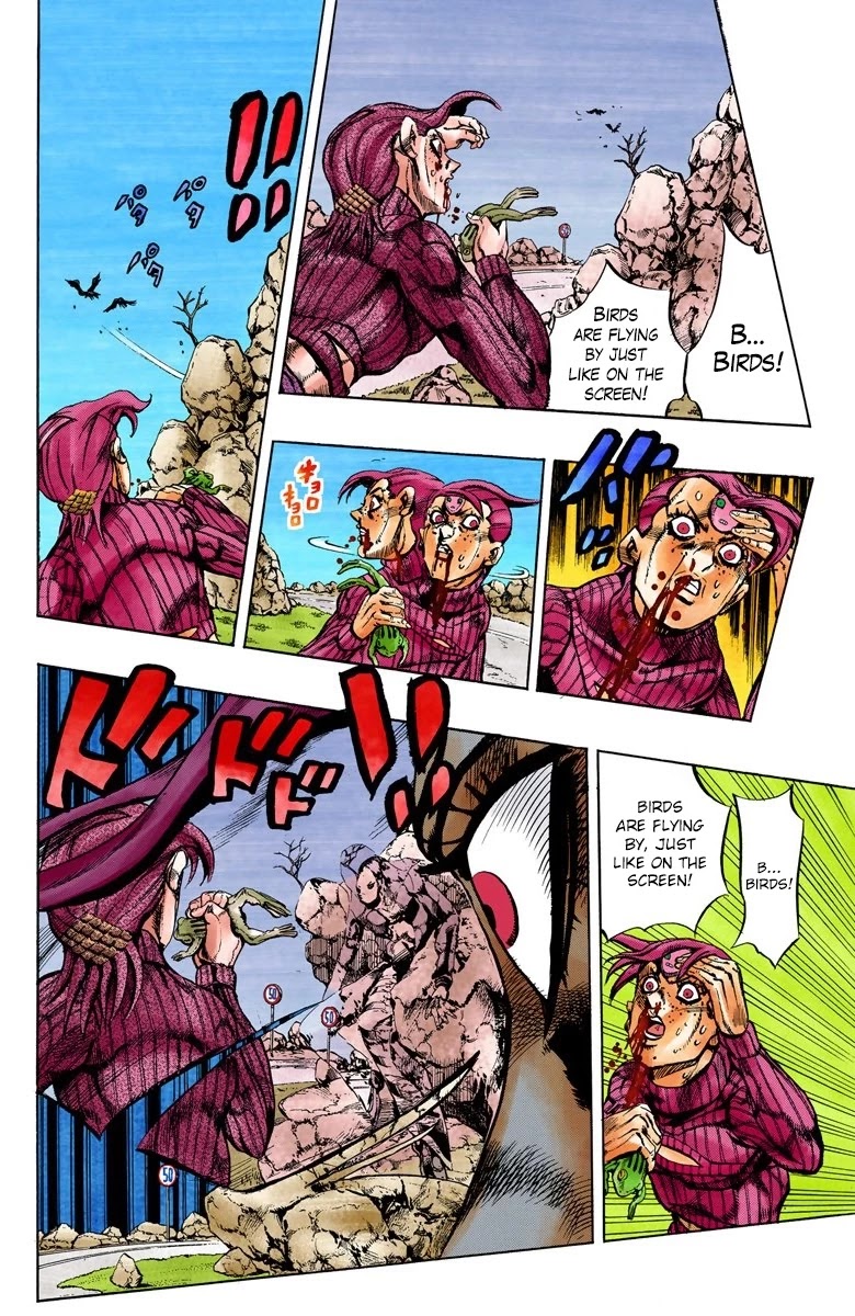 JoJo's Bizarre Adventure Part 5 - Vento Aureo (Official Colored) chapter 105 page 14