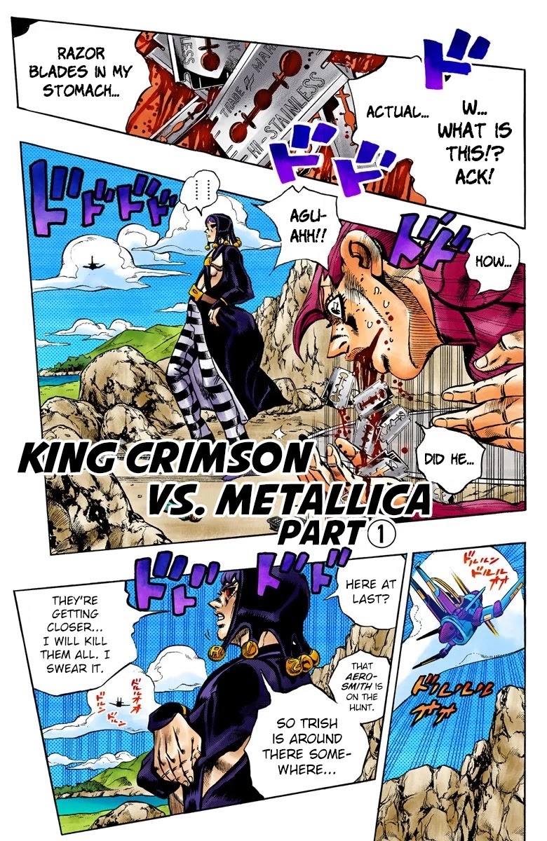 JoJo's Bizarre Adventure Part 5 - Vento Aureo (Official Colored) chapter 105 page 2