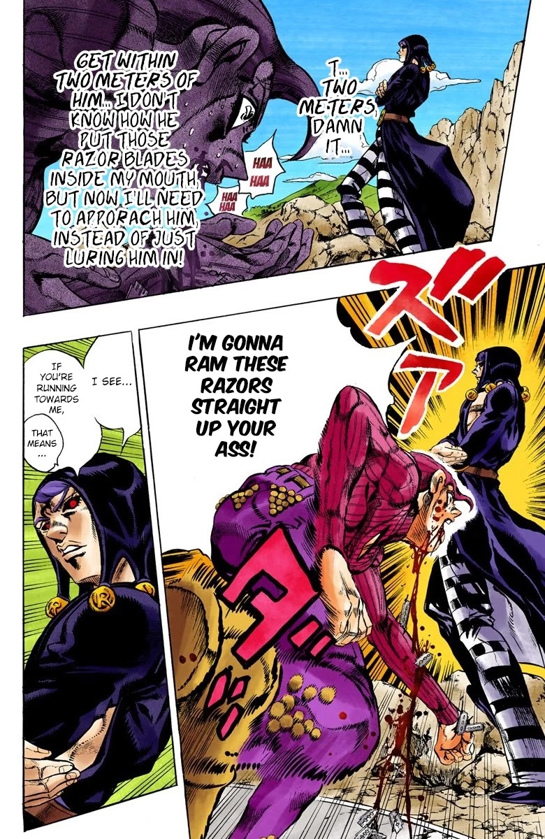 JoJo's Bizarre Adventure Part 5 - Vento Aureo (Official Colored) chapter 105 page 4